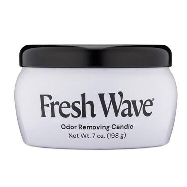 Fresh Wave Odor Removing Candle, 7 oz.   Safer Odor Relief   Burns at Least 30 Hours   Natural Plant-Based Odor Eliminator   Odor Absorbers for Home   Clean-Burning Soy