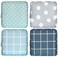 Frienda 4 Pieces Sanitary Napkin Storage Bag Menstrual Pad Nursing Pad Holder Portable Menstrual Period Sanitary Pouch Zipper Tampons Collect Bags for Teen Girls Women Ladies(Basic Style)