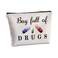 Funny Pill Medicine Bags Nurse Practitioner Gifts for Women Travel Cosmetic Bag Full of Pill Patient Birthday Gifts Storage Multi function Pouch