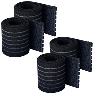 Geiserailie 4 Pcs Ice Pack Strap Stretchable, 27.6 x 2 in Elastic Reusable Ice Belt Extender, Adjustable Hook and Loop Extension Straps Add Length to Most Hot Cold Therapy