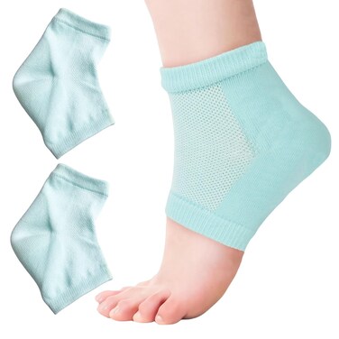 Gel Heel Strap for Kids with Heel Sensitivity from Severs Disease, Plantar Fasciitis Size Kids Size 3-7/Women Size 5-9 (1 Pair)