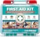 General Medi 110 Pieces Small First Aid Kit - HardCase First Aid Box - Contains Premium Medical Supplies for Travel, Home, Office, Vehicle, Camping, Workplace &amp; Outdoor