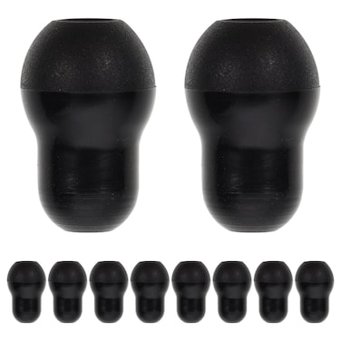 GLEAVI 10 Pieces Earplugs : Ear Tips Silicone Gauges for Ears Ear Tips Replacement Soft Sealing Ear Tips Ear Tips Earbuds Button Earplugs Spare Parts Accessories