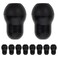 GLEAVI 10 Pieces Earplugs : Ear Tips Silicone Gauges for Ears Ear Tips Replacement Soft Sealing Ear Tips Ear Tips Earbuds Button Earplugs Spare Parts Accessories