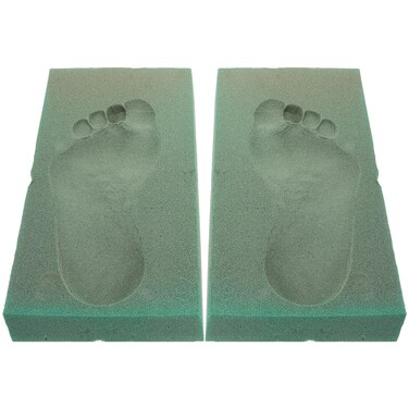 GLEAVI Box Foot Molding Box Foam Foot Mold Casting Kit Foot Casting Kit DIY Footprint Foam Mold Foot Orthotic Mold Shoe Inserts Insole Foot Impression Foam Kit Carton 3D Bellows Manual