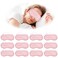 GLEAVI Pink Eye Masks Bulk :16Pcs Night Eye Mask Disposable Blindfolds Eye Cover Comfortable Sleep Masks for Travel Use Eye Blindfold Sleep Masks for Women