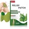 Glotao 30Pcs Herbal Knee Pain Relief Patches   Natural Wormwood Moxa Therapy for Joint &amp; Muscle   Long-Lasting 72-Hour Support (Neck, Back, Shoulder)   Green