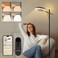 GLOWRIUM-H1 Smart Light Therapy Lamp 10000 Lux, LED UV-Free Sun Lamp, Full Spectrum Happy Natural Mood Therapy, Stepless Dimmable Modern Sunlight Floor Light with App and Remote, Sleep Aid and Wake Up
