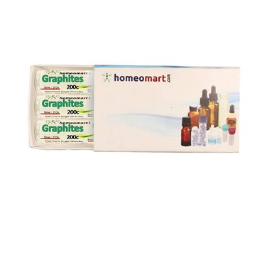 Graphites Homeopathy Pellets (Pills) in 200C Potency, Pack of 3