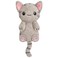 Grey Cat Microwavable 1.5 lbs Unscented Heating Pad for Women and Kids- Cute Soft Cozy Pillow Plush Heatable Warm Stuffed Animals - Kawaii Hot and Cold Plushie - Grey Cat Gifts for Girls and Women