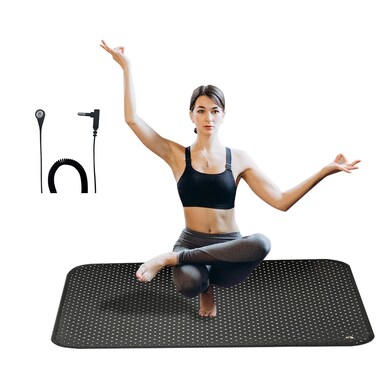 Grounding Mat for Sleeping, Earth Mat Grounding Pad for Energy, Pain Relief, Inflammation, Feet and Back Pain (23.6"x35.4")