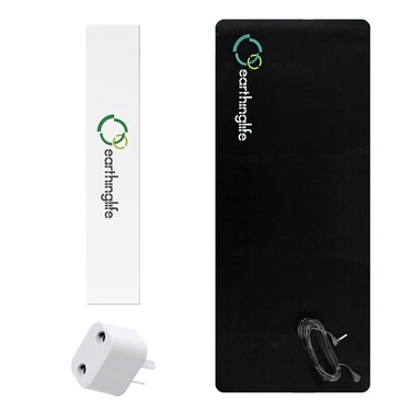 grounding mats for feet, Universal grounding pad for Sleep with 15ft Cord Indoor grounding for Desk Connect to Earth for Reduce Fatigue &amp; Stress, Better Sleep and Energy 9.8" L X 26.8" W