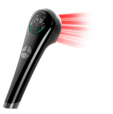 Handheld Red Light Therapy with Stand-Near Infrared Light Therapy Device with Stand, Cold Laser Therapy Device Pain Relief for Joints &amp; Muscles (4 x 808nm + 14 x 650nm)