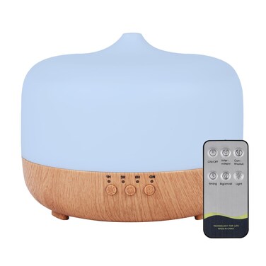 HAPPTWS 1000ml Essential Oil Diffuser - Remote Control Aromatherapy Diffuser 7 Color Changing LED for Large Room Home
