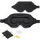 Hautton Sleep Eye Mask for Women Men, Upgraded 3D Light Blocking Contoured Cup Sleeping Mask with Adjustable Strap, Blindfold Soft Memory Foam Molded Eye Shade Cove for Travel Yoga Nap -Black