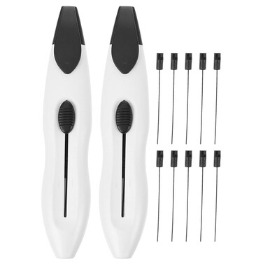 Healifty 12pcs Diabetic Monofilament Tester Pen Foot Probe Nerve Skin Contact Needle Diagnostic Tool Lancing Device 10g