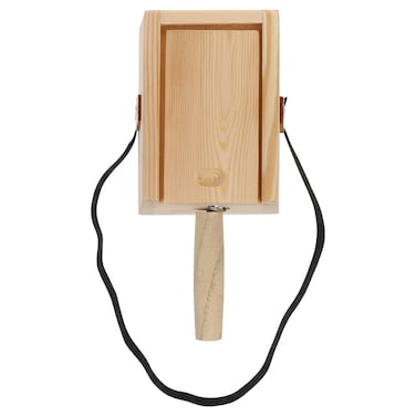 Healifty Wood Moxa Box Portable Box Holder One Hole Healing Box Tool for Body Massager 17cm* 13cm* 9. 5cm