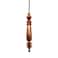 Healing Metal Pendulums for Divination, Rose Gold Double ISIS Karnak Steel Copper Pendulum High Energy Pendulo de Bronce Pendulos de Mesa MP24