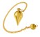 Health &amp; Wealth Brass Metal Pendulum, Pendulum For Divination, Dowsing Pendulum, Reiki Pendulum, Meditation Pendulum, Cone Pendulum.