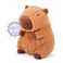 Heatable &amp; Coolable Lying Capybara Stuffed Animal, Microwave Heating Pad for Period Cramps, Stuffed Capybara Plushie Cute Plushies, Stuffed Capybara Plush Capybara Gifts for Girls &amp; Boy