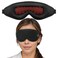 Heated Eye Masks for Dry Eyes   Vowleike 3D Cordless Rechargeable Warm Compress for Eyes   Washable Electric USB Thermal Eye Heating Pad for Stye, Blepharitis &amp; MGD   Ideal Holiday Season Gift (Black)