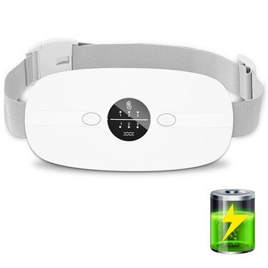 Heating Pad, Portable Cordless Heating Pad with 3 Heat Levels and 3 Massage Modes, Portable Electric Fast Heating Belly Wrap Belt for Women and Girl