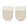 Heel Pads - 2" Wide 1/2" High Wool Felt Cushion for Plantar Fasciitis and Heel Pain - 1 Pair of Lifts