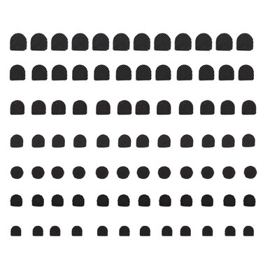 Heel Plates, 84Pcs High Heel Tips, Non-Slip High Heel Replacable Tip Shoes Repair Heel Dowels Protector