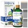 HIQILI Castor Oil Organic Cold Pressed Unrefined Glass Bottle, USDA Certified Organic, Hexane Free - Premium Grade Oil for Face, Hair Growth, Eyelash -3.38 Fl Oz