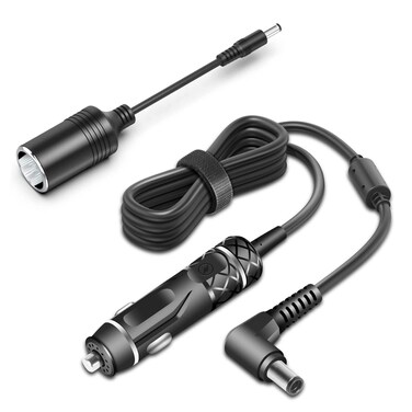 HKY DC Power Cord Compatible with Philips Respironics DreamStation CPAP BiPAP Pro Auto Series Charger Power Supply with Cigarette Lighter Socket for Portable Solar Generator