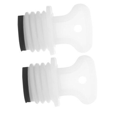 HOMSFOU 2pcs Hot Water Bottle Stopper, Rubber Hot Water Bottle Cap Hot Water Bag Stoppers Sealing Stopper Water Plug(21mm), 3.50X2.50X2.50CM