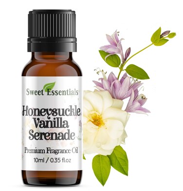 Honeysuckle Vanilla Serenade, 10ml (0.35fl oz) Premium Fragrance Oil, Aromatherapy, Diffuser, Crafts, Soap, Home Scents, Bath &amp; Body, DIY Parfum and Much More. Versatile &amp; Long-Lasting