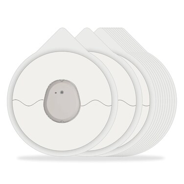 HONYOU 25Pack Stelo Overpatches Waterproof Premium Transparent G7 Over Patches with Hole, Hypoallergenic Adhesive Patches 10 Days Long Stay Easy Use by One Hand