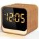 Housbay Wooden Sound Machine Alarm Clock -Your Sleep-Wake Companion, White Noise for Sleep, Space-Saving, Natural Alarm for Gentle Wake-Up