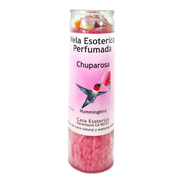 Hummingbird (CHUPARROSA)-Palm Wax Spiritual Intention Spell Candle-[Pink]   Vela CASA ESOTERICA PERFUMADA- (CHUPARROSA)