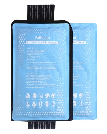 Ice Packs for Injuries Reusable, Knee Ice Pack Wrap,Reusable Gel Cold Pack for Pain Relief,Rehabilitation, Flexible Therapy, for Knee, Back Blue 3-Piece Set 11in x 7in