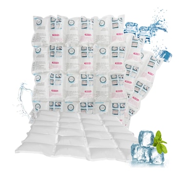Ice Packs for Shipping Frozen Food, Ice Pack for Cooler/Lunch Box, Shipping Cold Pack Long Lasting, Reusable Gel Freezer Pack Ice Blanket for Cooler, 14.1" X 13.3", 4 Sheets, Flexible, Cut to Any Size