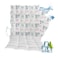Ice Packs for Shipping Frozen Food, Ice Pack for Cooler/Lunch Box, Shipping Cold Pack Long Lasting, Reusable Gel Freezer Pack Ice Blanket for Cooler, 14.1" X 13.3", 4 Sheets, Flexible, Cut to Any Size