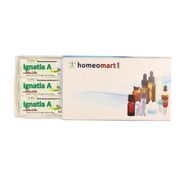 Ignatia Amara Homeopathy Pellets (Pills) in 6C Potency, Pack of 3