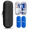 Insulin Cooler Travel Case TSA Approved, EVA Diabetic Travel Case with 2 Gel Ice Packs for Insulin Pens, Diabetic Supplies and Insulin Syringe, Small Cooler Case for Daily Life, Trips (Black)