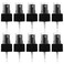 Ipetboom 20pcs Black Spray Top for Essential Oil Bottles, Fine Mist Sprayer Cap Recycle and Reuse Replacement Pump Top, Replacement Spray Bottle Nozzle, Perfume Essential Oil Bottle