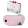 iRest Eye Massager with Heat Compression and Vibration,Smart Eye Mask Massager for Migraine Improve Sleep,Eye Massage for Relieve Eye Strain Dry Eye Dark Circles Eye Bags,Ideal Gift for Love,Pink