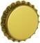J4-3EWV-58Z0 Gold Oxygen Absorbing Bottle Caps - 144 pcs