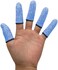 JADE KIT Finger Cots Cut Resistant Protection, Finger Sleeve Glove Life Extender for Kitchen, Work, Sculpture, Anti-Slip, Reusable (Blue/12 Count (Pack of 1))