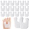 Janmercy 80 Pcs Callus Cushions U Shaped Felt Callus Pads Self Adhesive Soft Callous Pads Foot for Protect Calluses from Rubbing on Shoes Pain Relief Foot Care