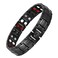 JEROOT Magnetic Bracelets for Men, Pure Titanium Double Row Strong Effective 4 Elements Magnets, Men's Bracelet with Adjustment Tool &amp; Jewelry Gift Box