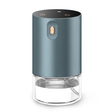 JUANANIUG Waterless Essential Oil Diffuser Portable: Rechargable Aromatherapy Diffuser for Car and Home - Auto Start/Stop Function - 4 Concentration Adjustments and Timers (Gray)
