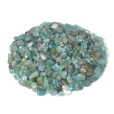 Justinstones Natural Apatite Polished Chips Crushed Tumbled Stone Crystal Healing Embellishments 100 Grams