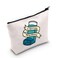 JXGZSO Asthma inhaler Bag It Ain't Easy Being Wheezy Organization Bag Respiratory Therapist Gifts