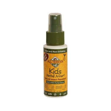 Kids Herbal Armor DEET-Free Pump Spray 2 oz. Travel Size Insect Repellent, Plant-Based and All Natural, Safe for Family and Pets, Mosquito and Bug Protection